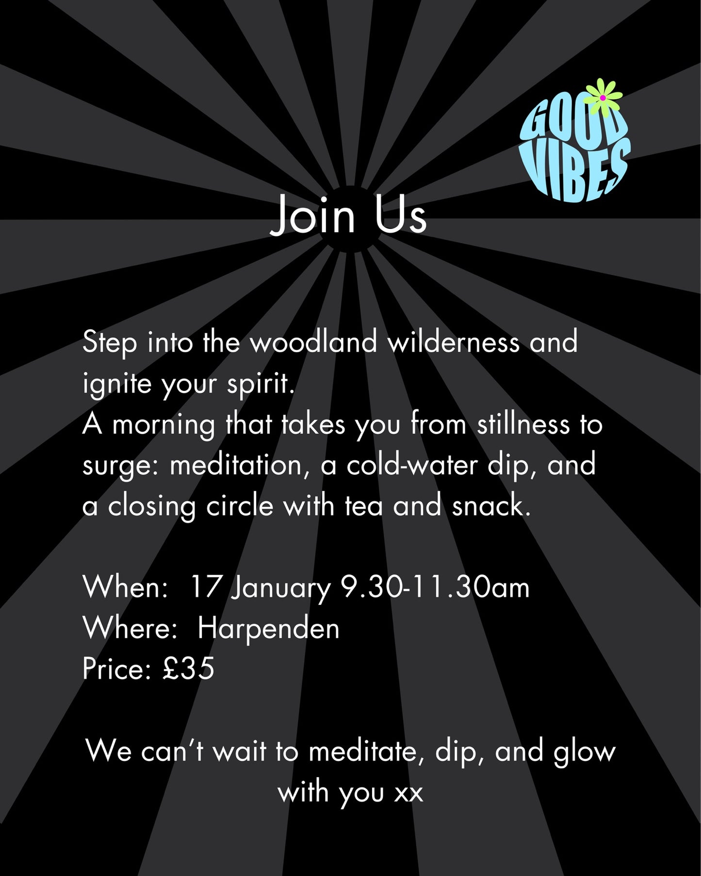 January 2026 Let Your Sprit Shine Event 17.01.26 Saturday