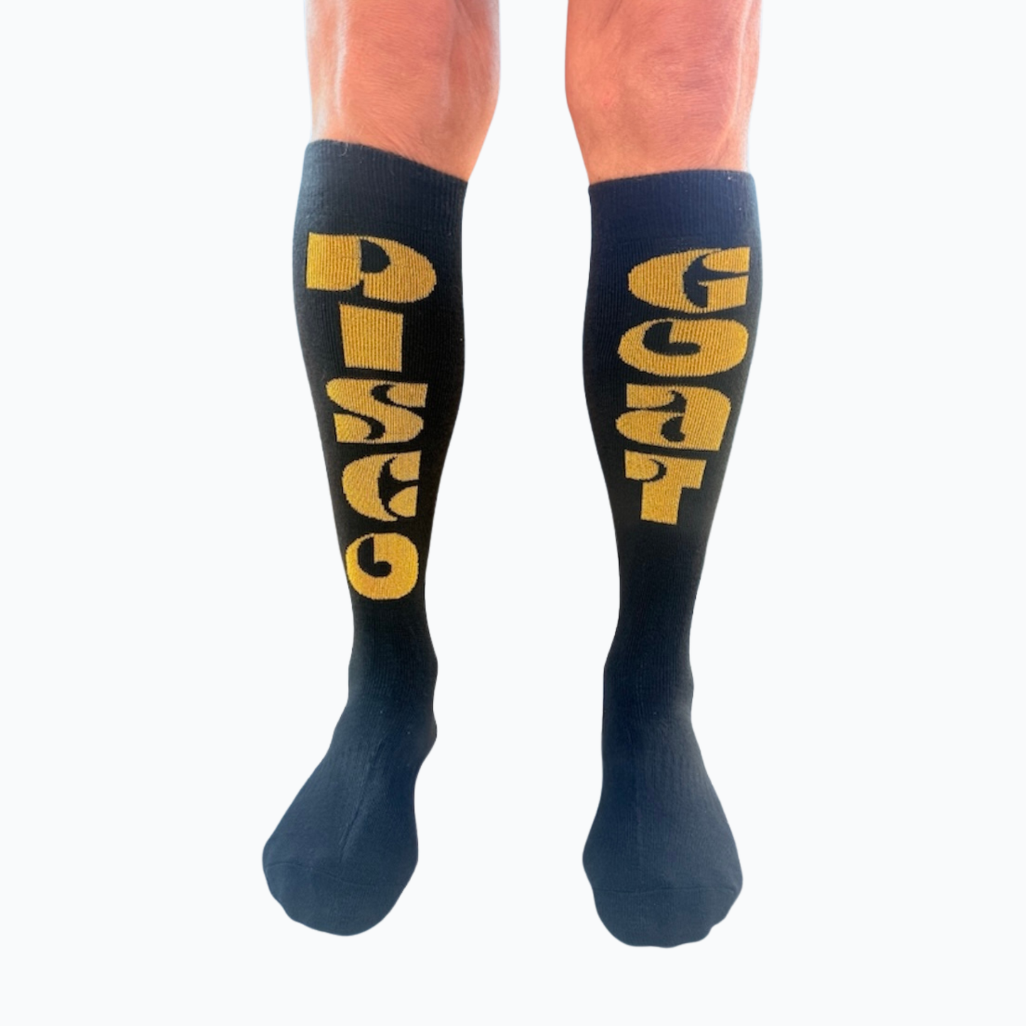 Disco Goat Black Thermal Socks