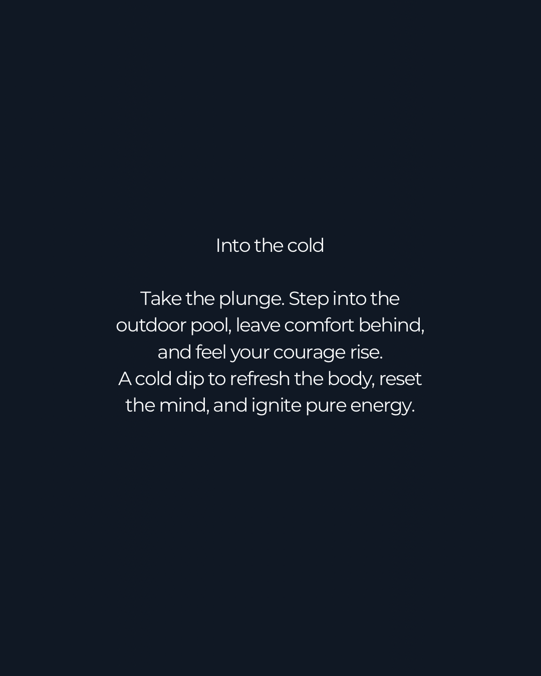 Meditate • Dip • Glow